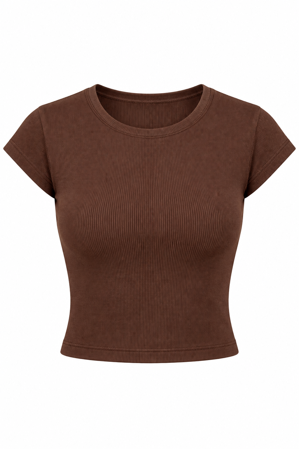 Daily Agenda Cap Sleeve Casual Ribbed Top