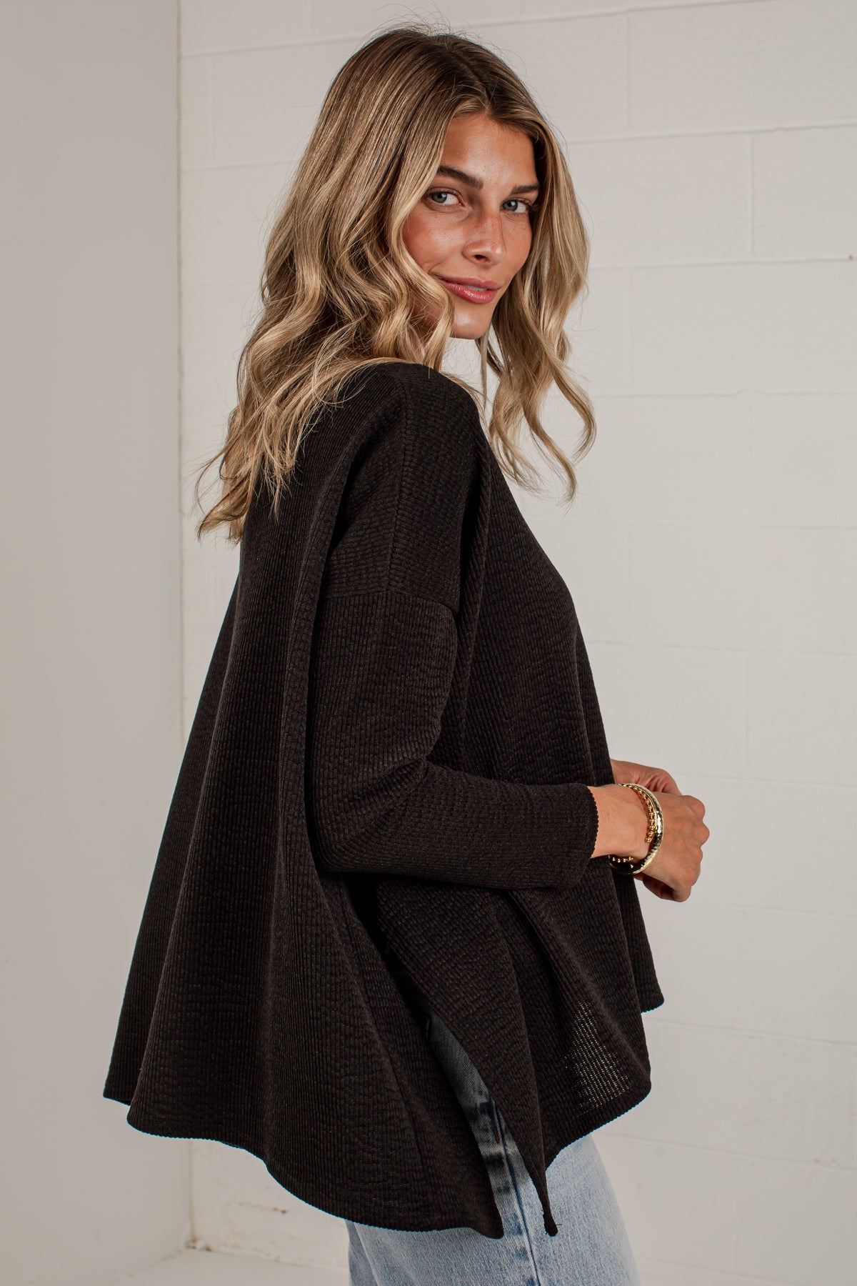 Unhurried Life Relaxed Knit Top