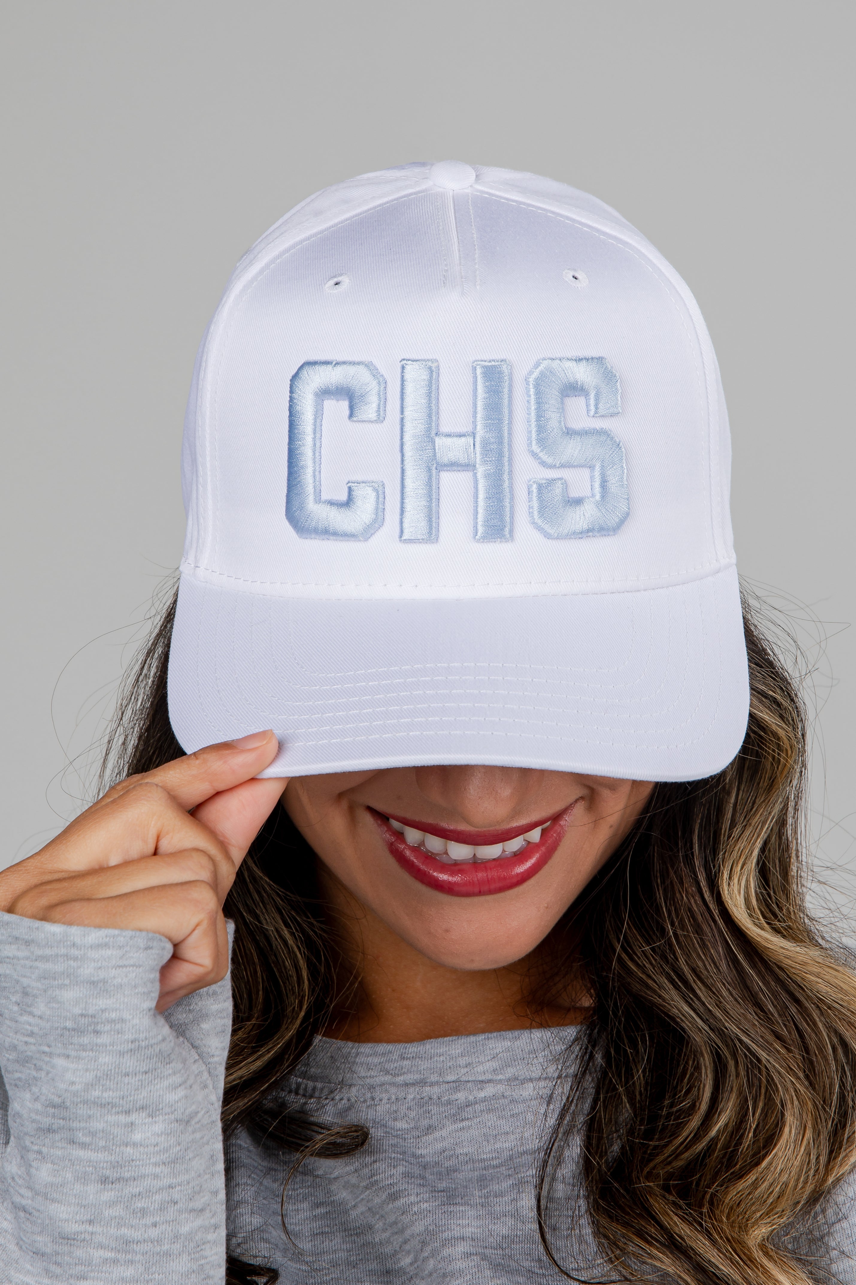 White cap with &