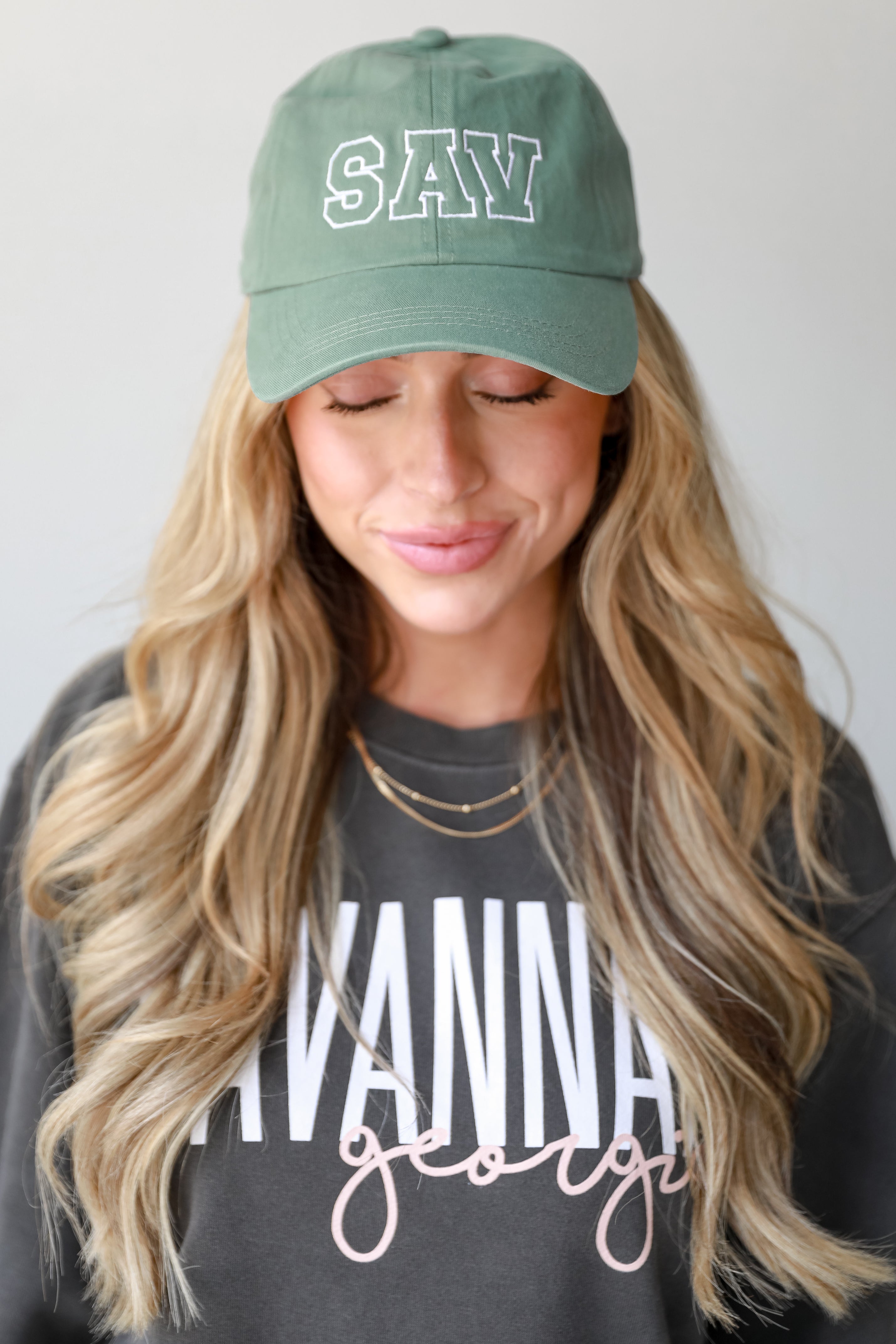 green SAV Embroidered Hat