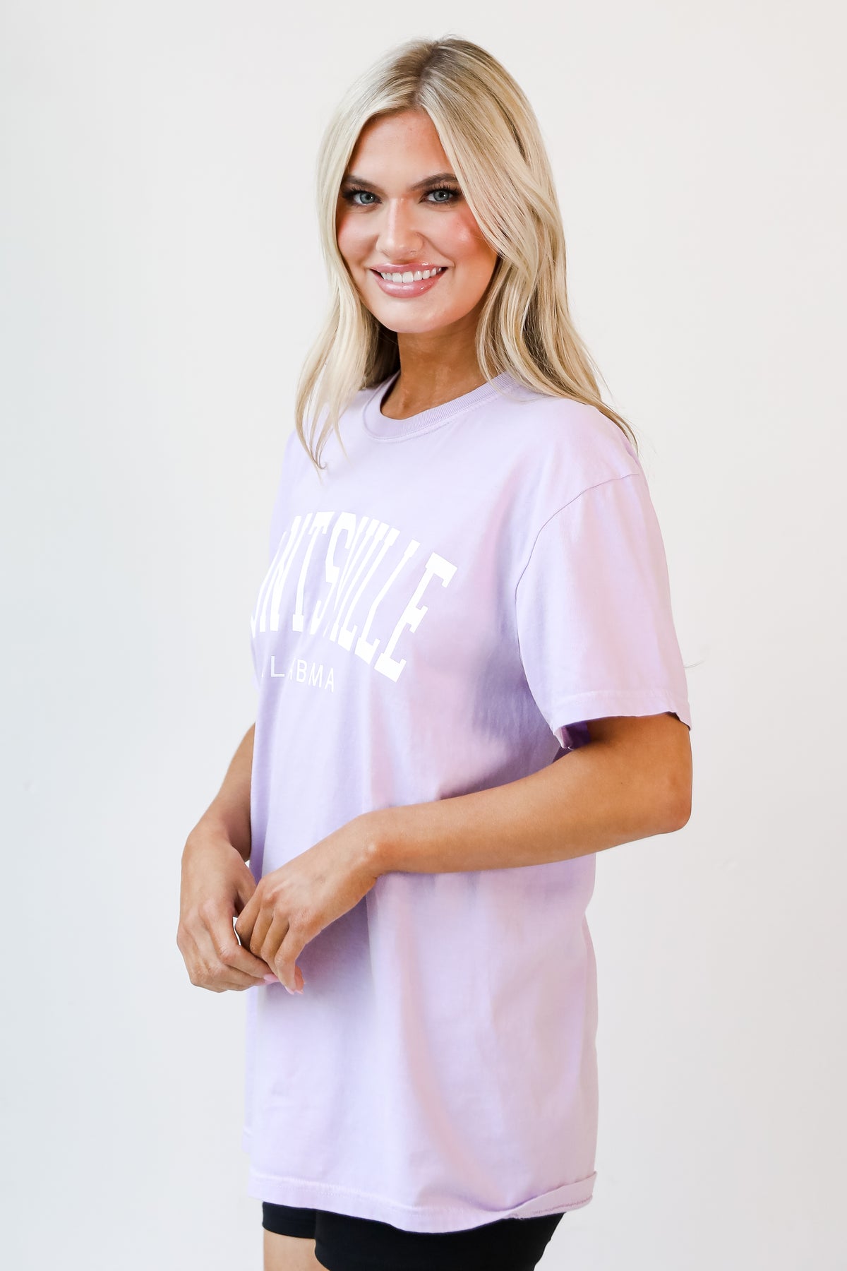 Lavender Huntsville Alabama Tee side view
