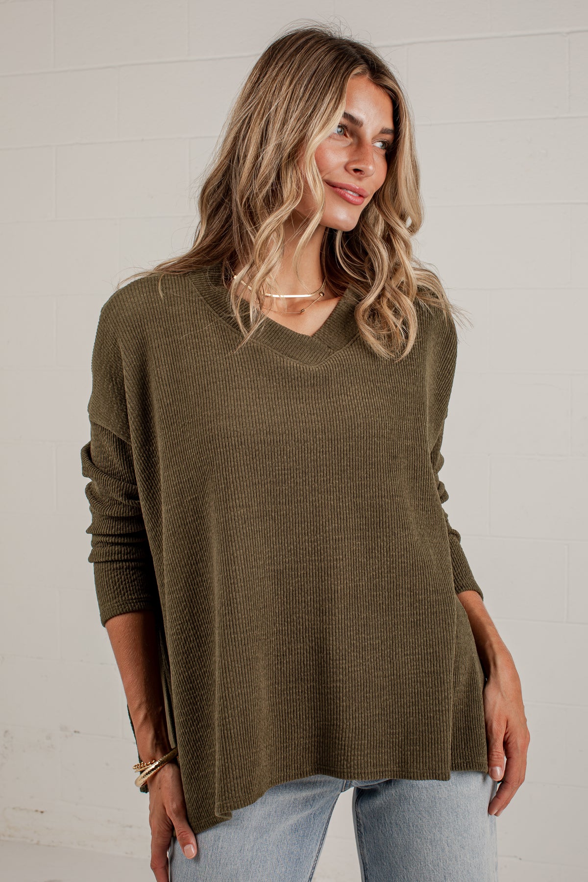 Unhurried Life Relaxed Knit Top