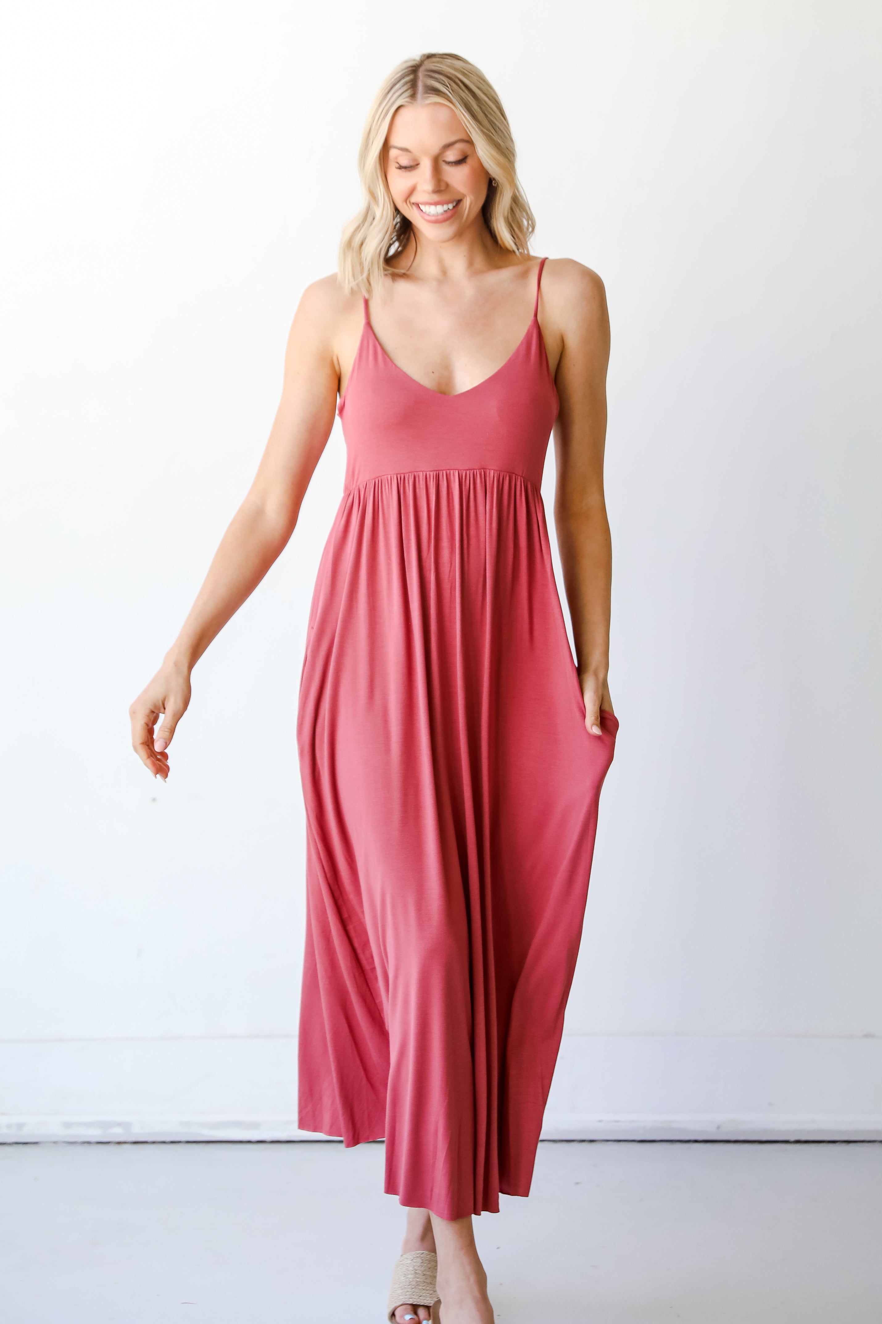red Maxi Dress