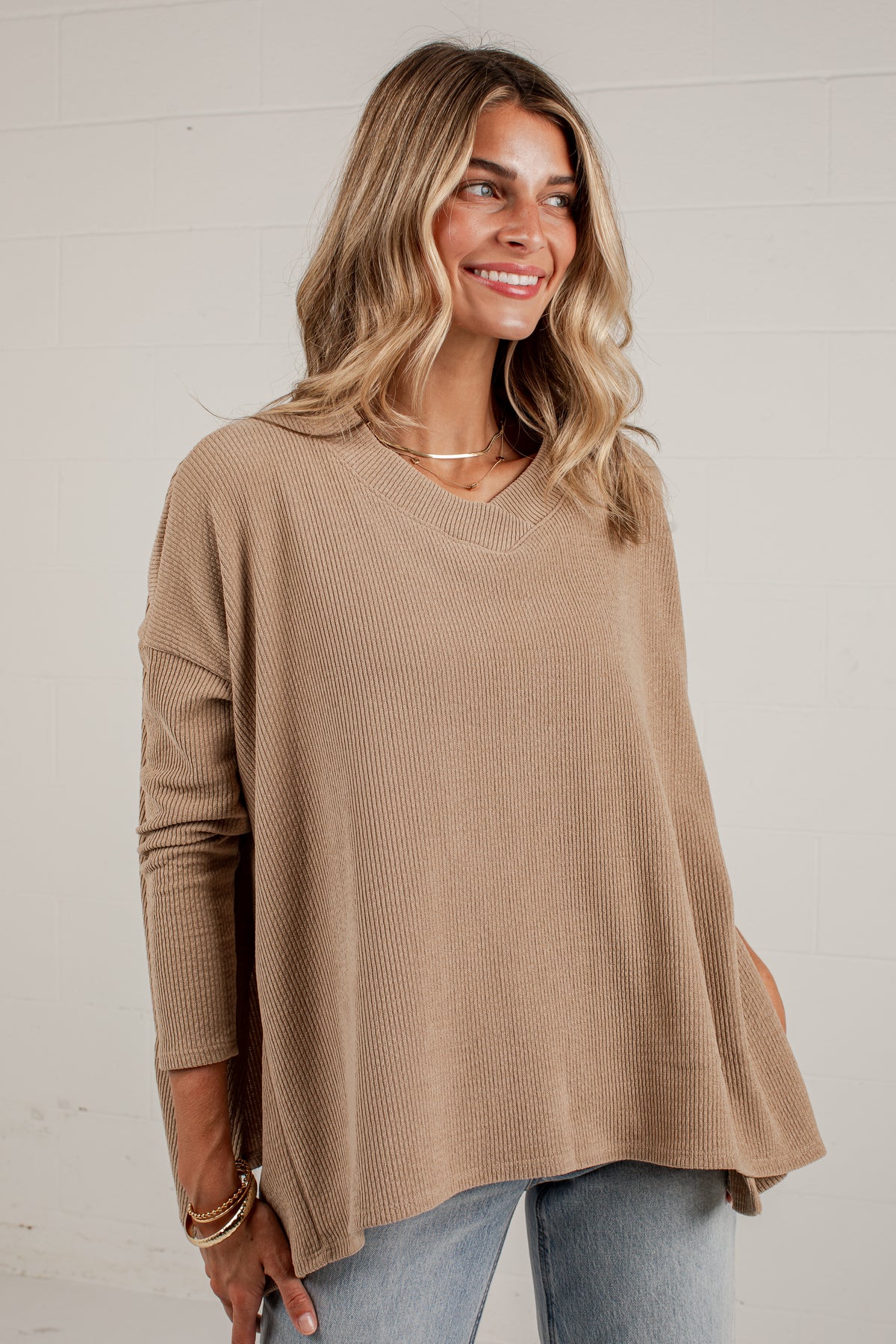 Unhurried Life Relaxed Knit Top
