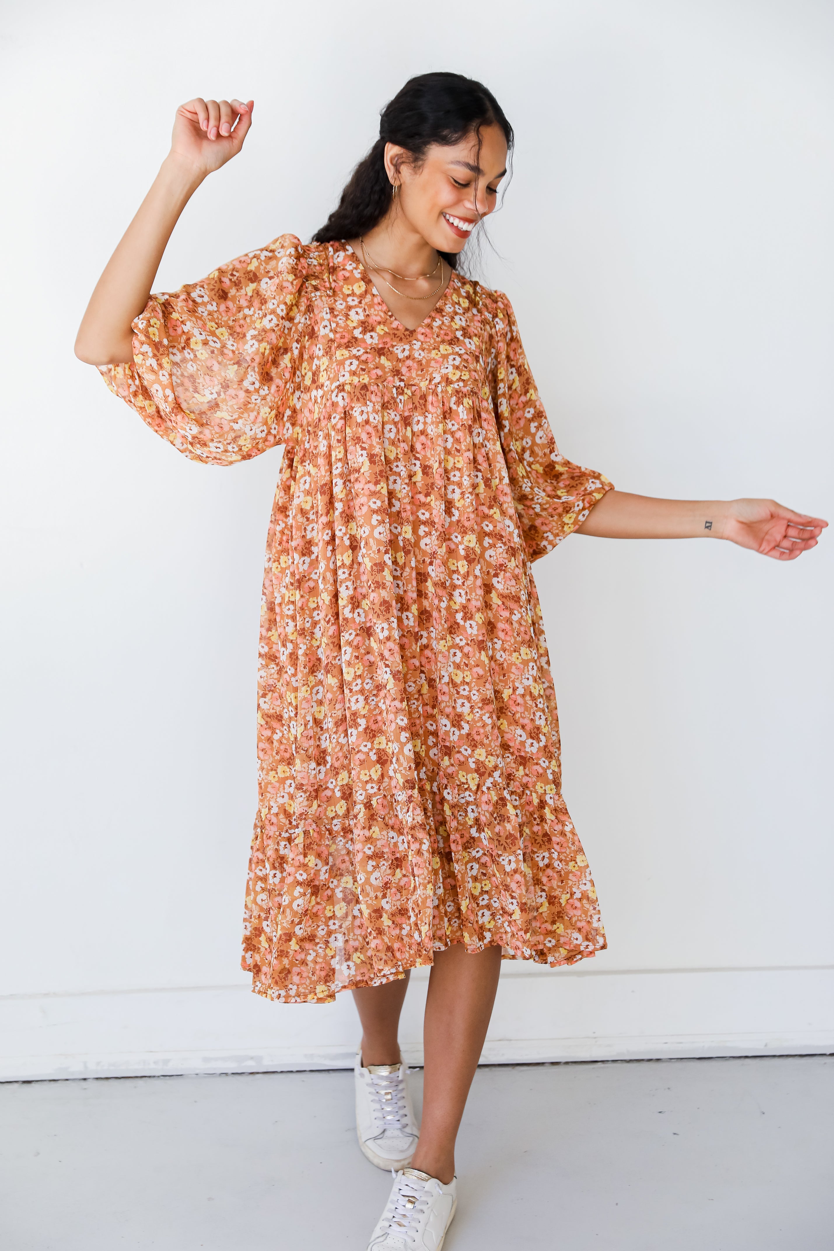 Floral Midi Dress