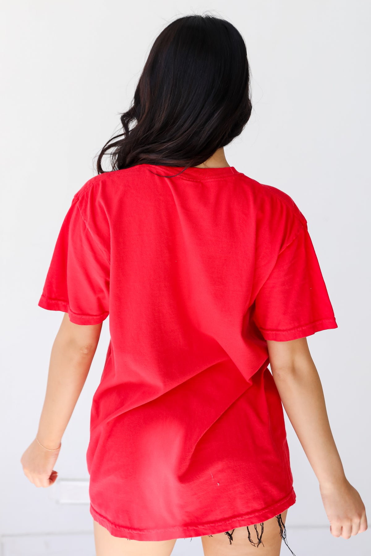 Red Wednesbury Tee back view