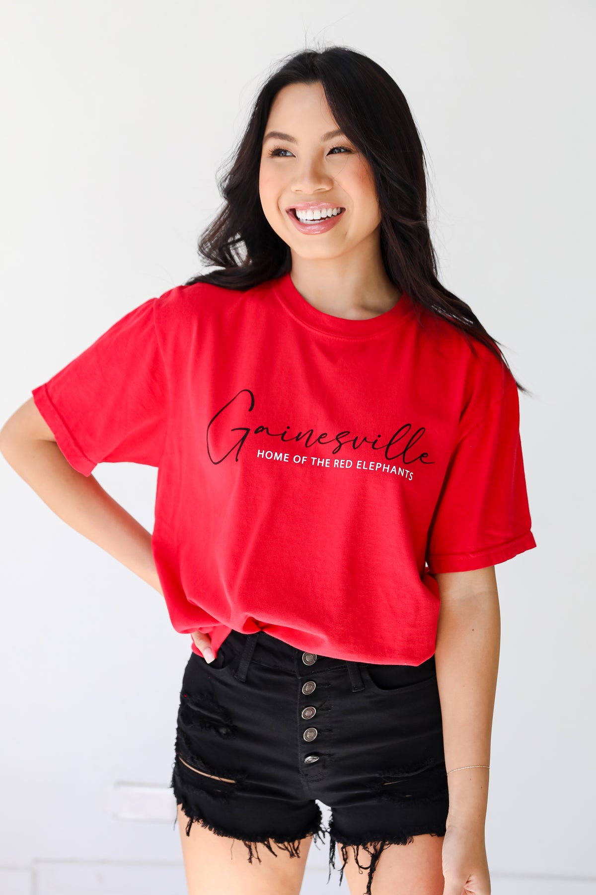 Wednesbury Home Of The Red Elephants Tee front view