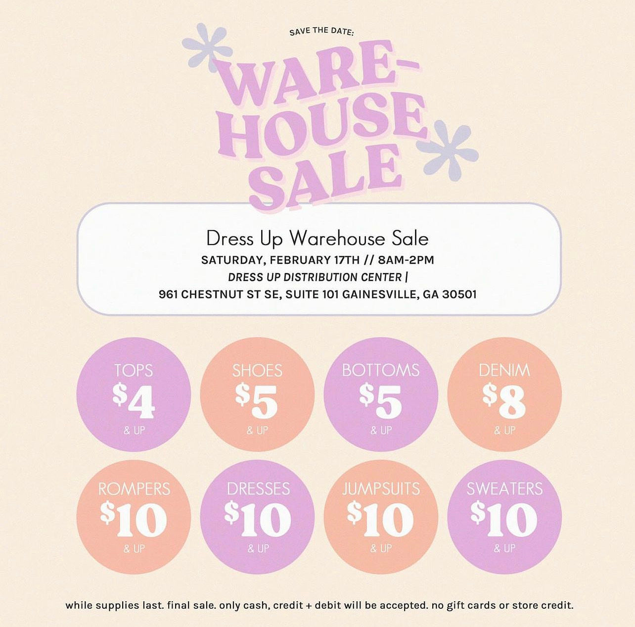 Unveiling the Treasure Trove: Recap of Ruby White Wear's Annual Warehouse Sale in Gainesville, Georgia