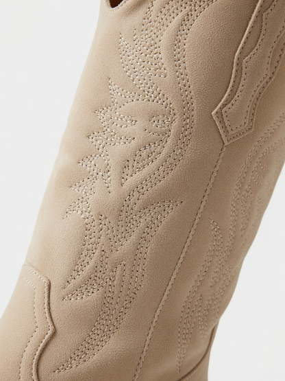Countryside Stroll Beige Western Boots