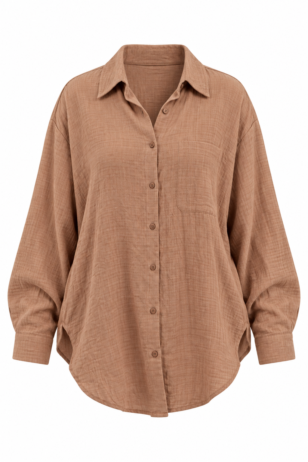 Allison Oversized Button-Up Blouse