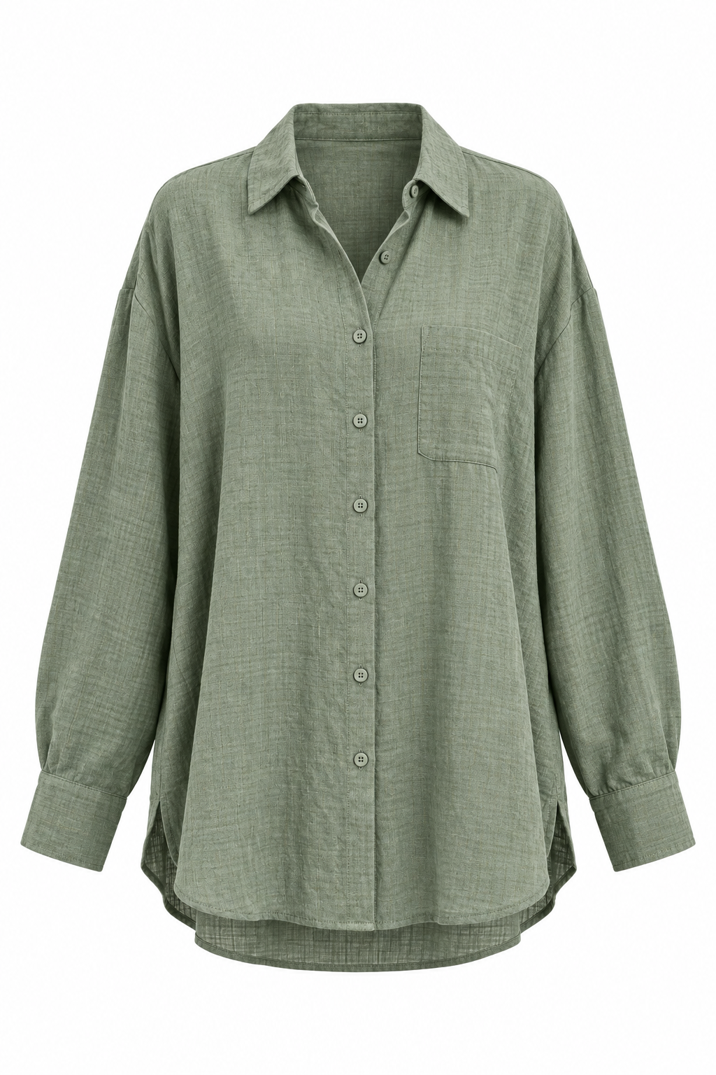 Allison Oversized Button-Up Blouse