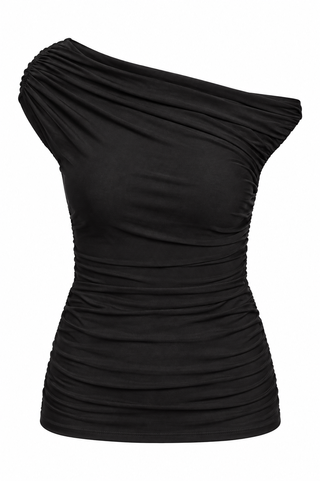 Classy Intentions Draped Neckline Top