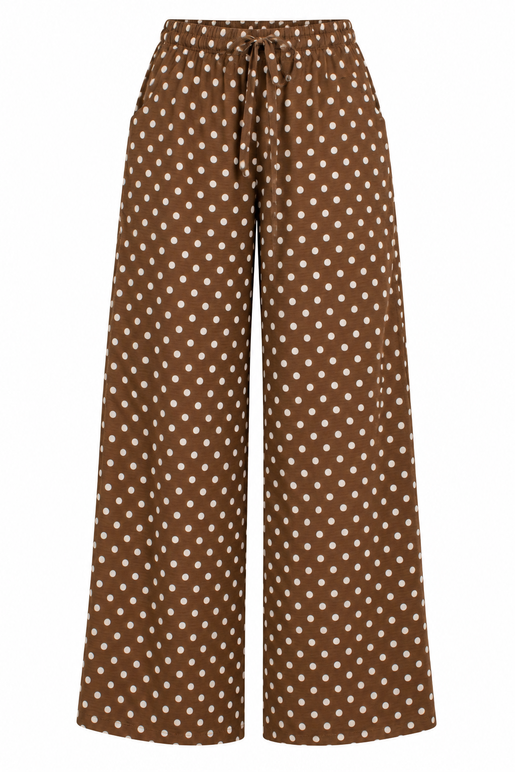 Spot On Style Brown Polka Dot Pants