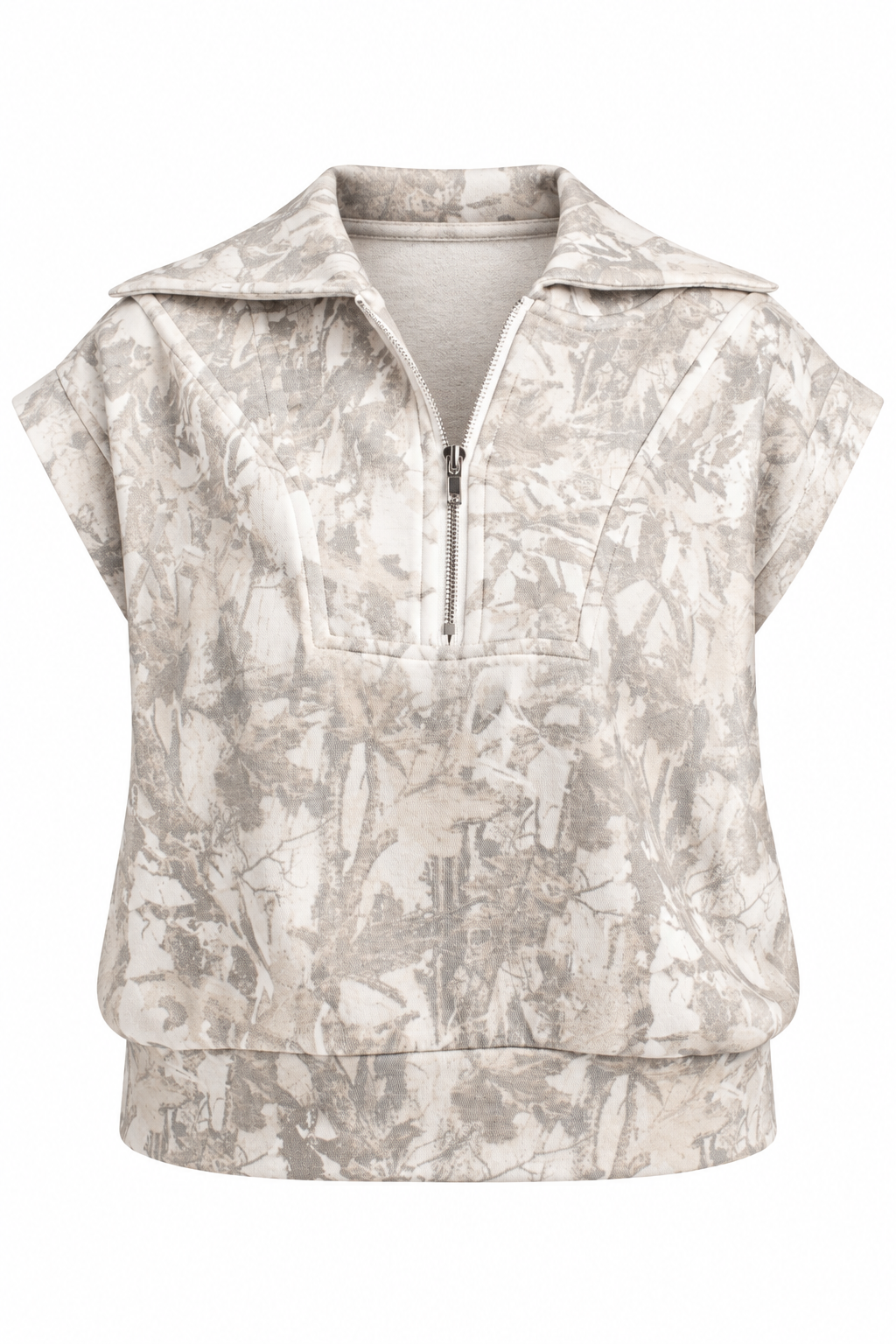 Into The Wild Camo Half-Zip Top