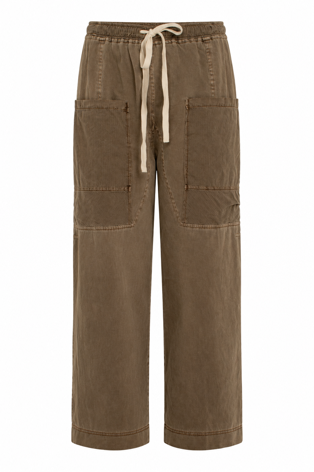 Take It Easy Mocha Utility Pants