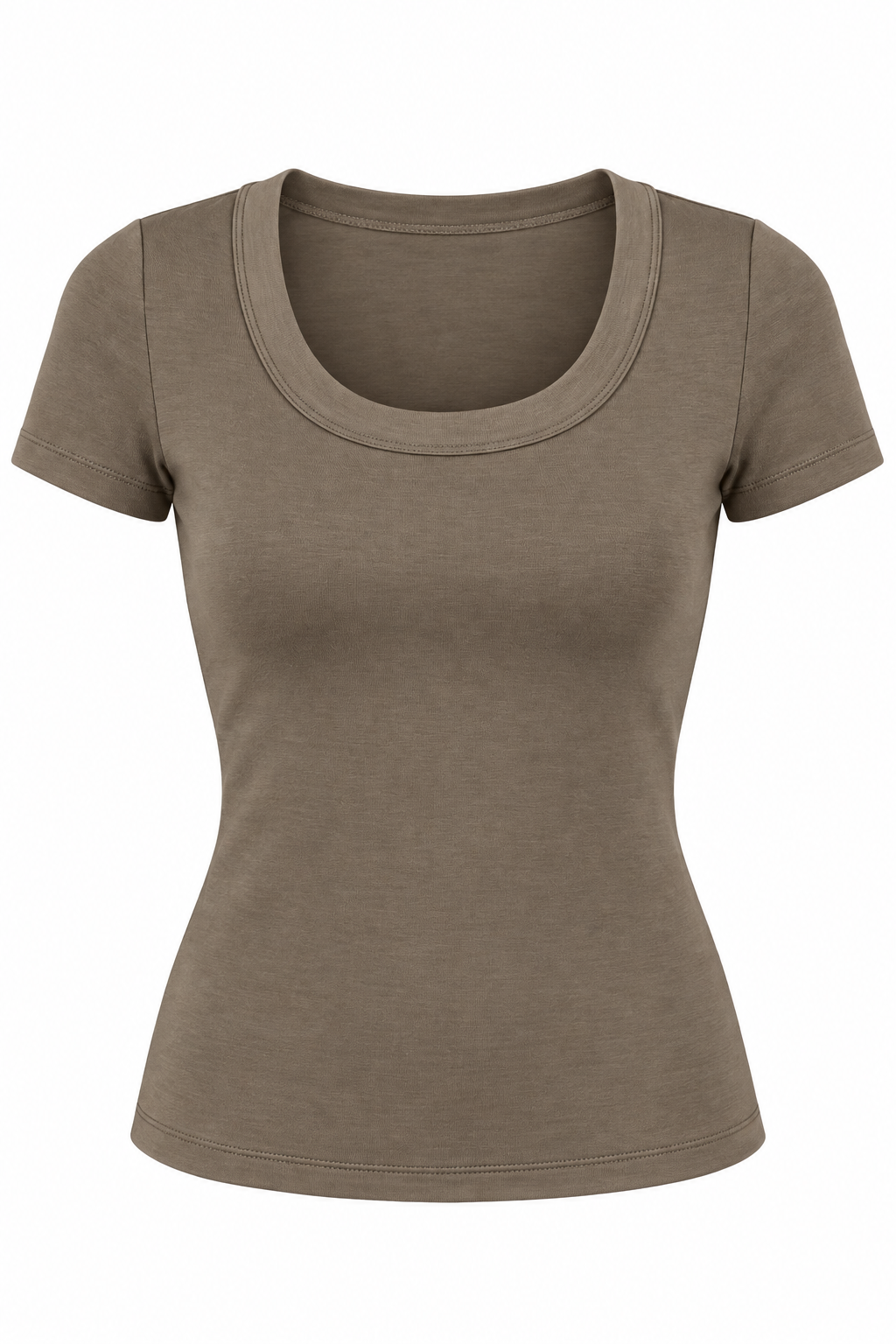 Serena Scoop Neck Basic Top