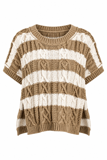 Olive You More Striped Sweater