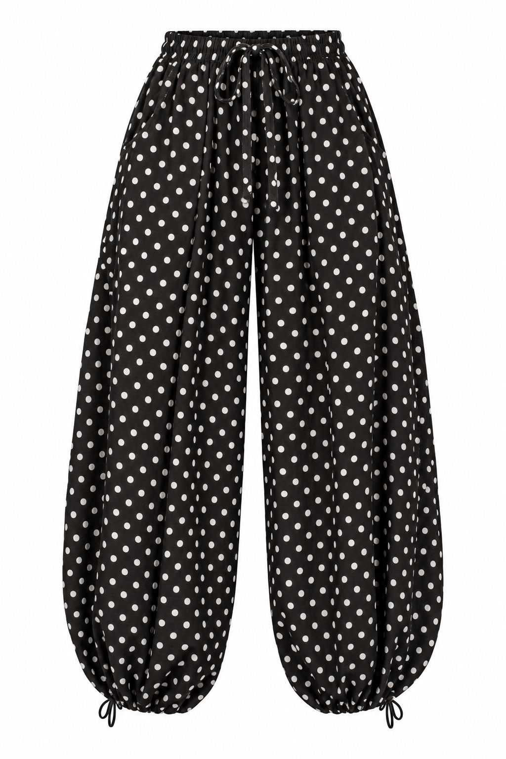 Kindred Living Black Polka Dot Pants