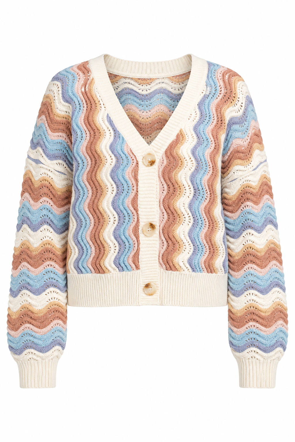 For The Record Ivory Sweater Cardigan
