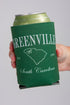 Green can cooler with &