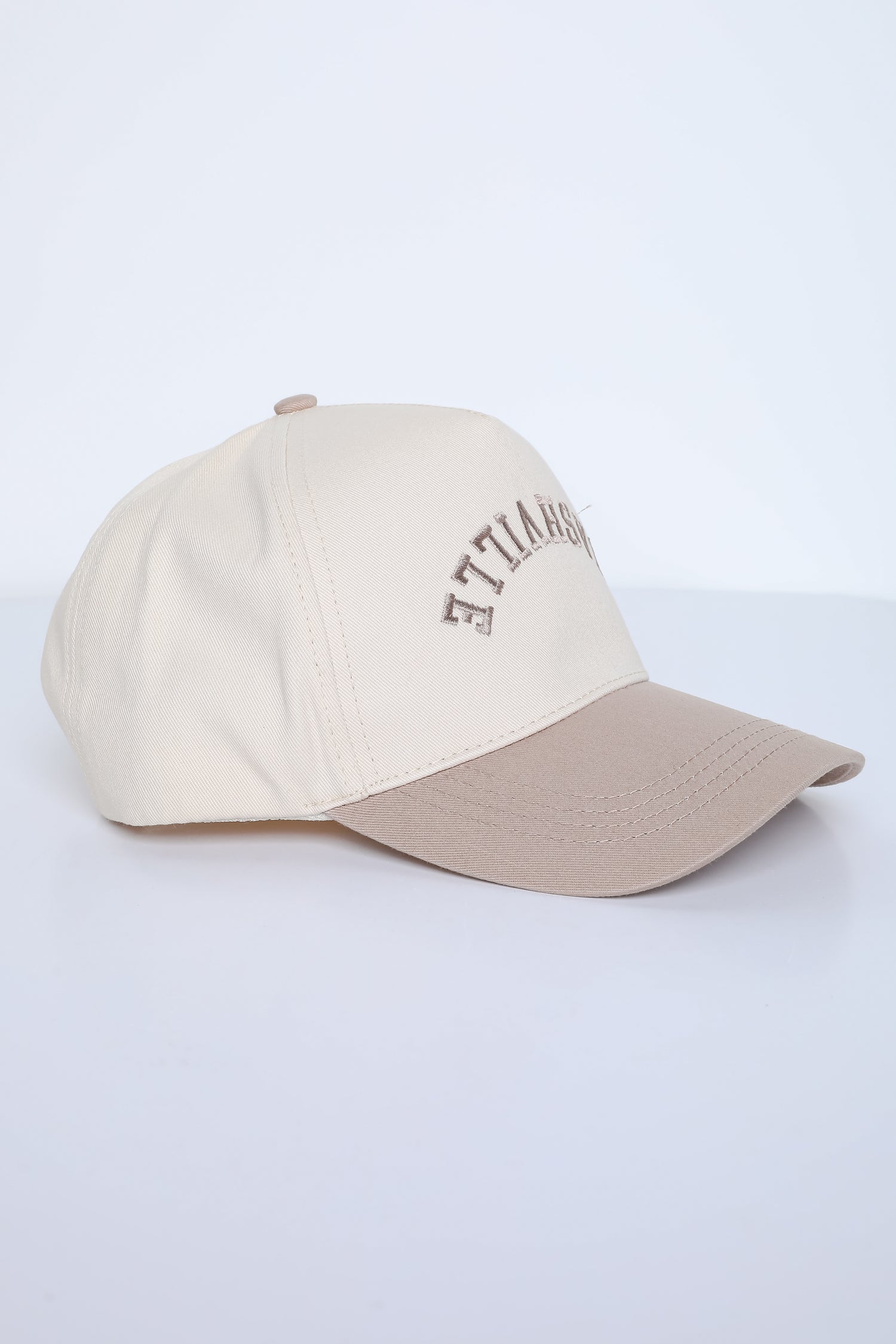 Beige Nashville Embroidered Hat
