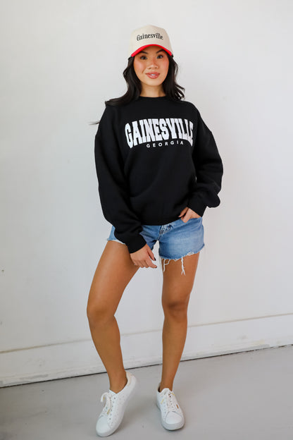 Black Wednesbury Georgia Sweatshirt