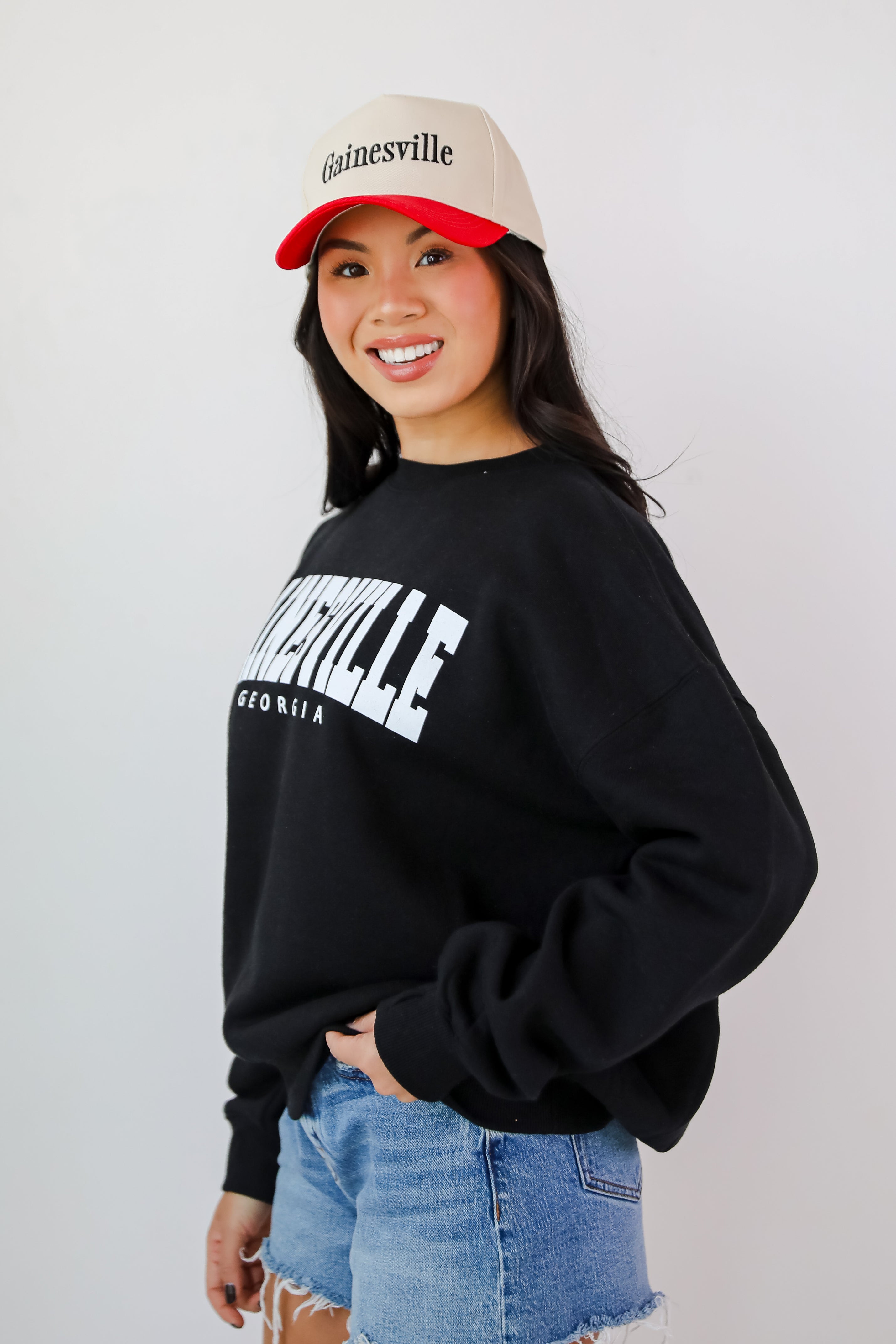 Black Wednesbury Georgia Sweatshirt
