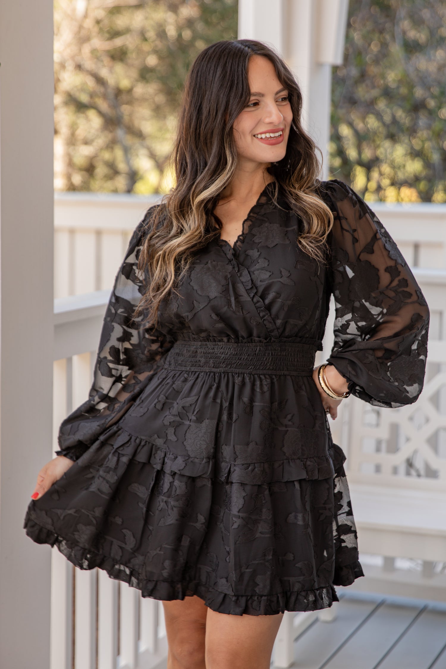 rubyn lace mini dress black Robyn Mini Dress - Black