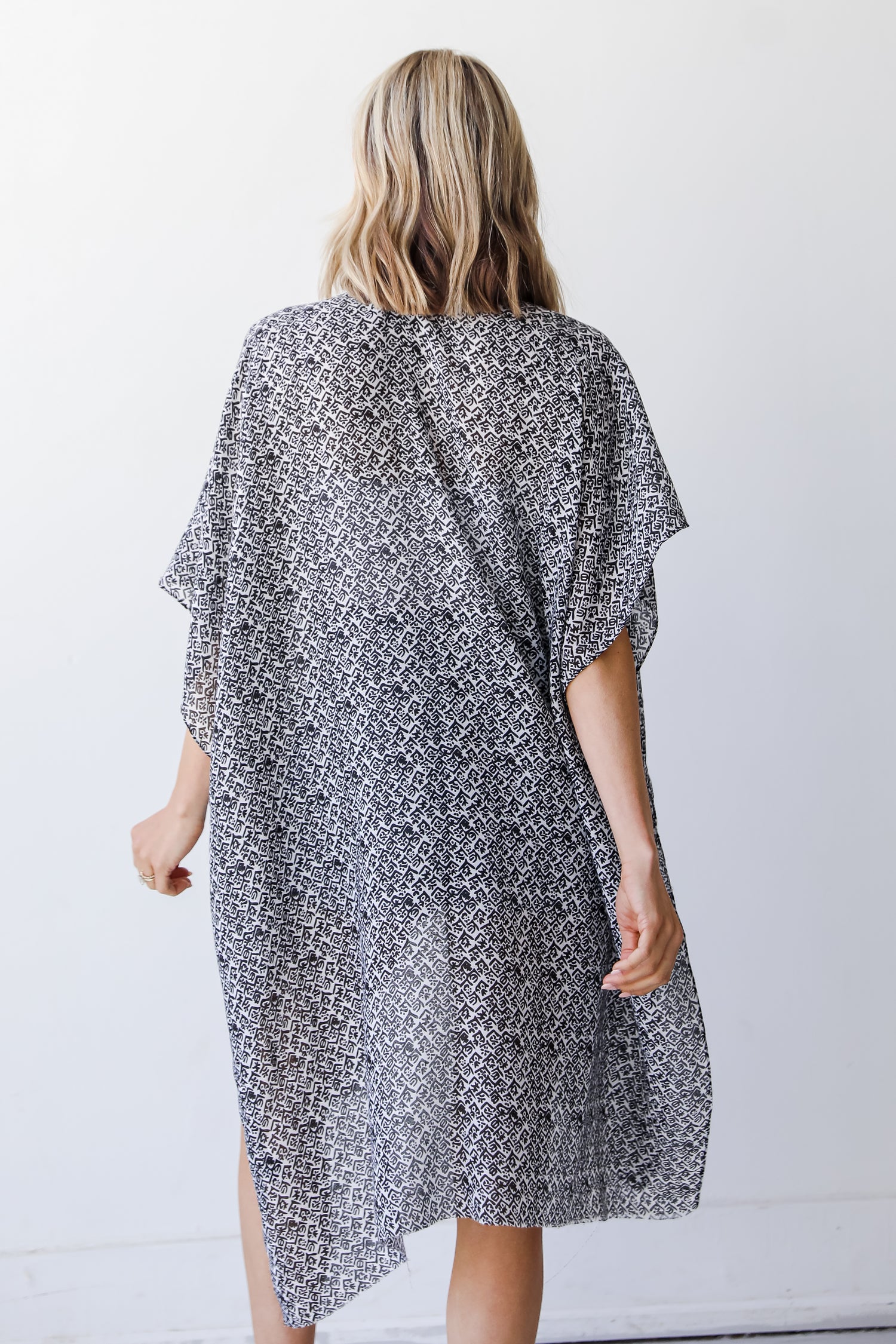 Kimono back view