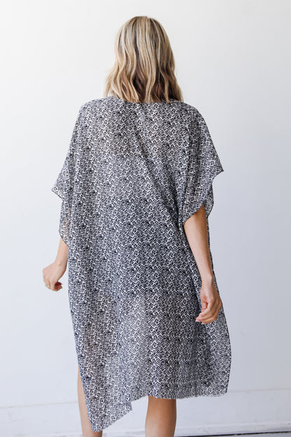 Kimono back view