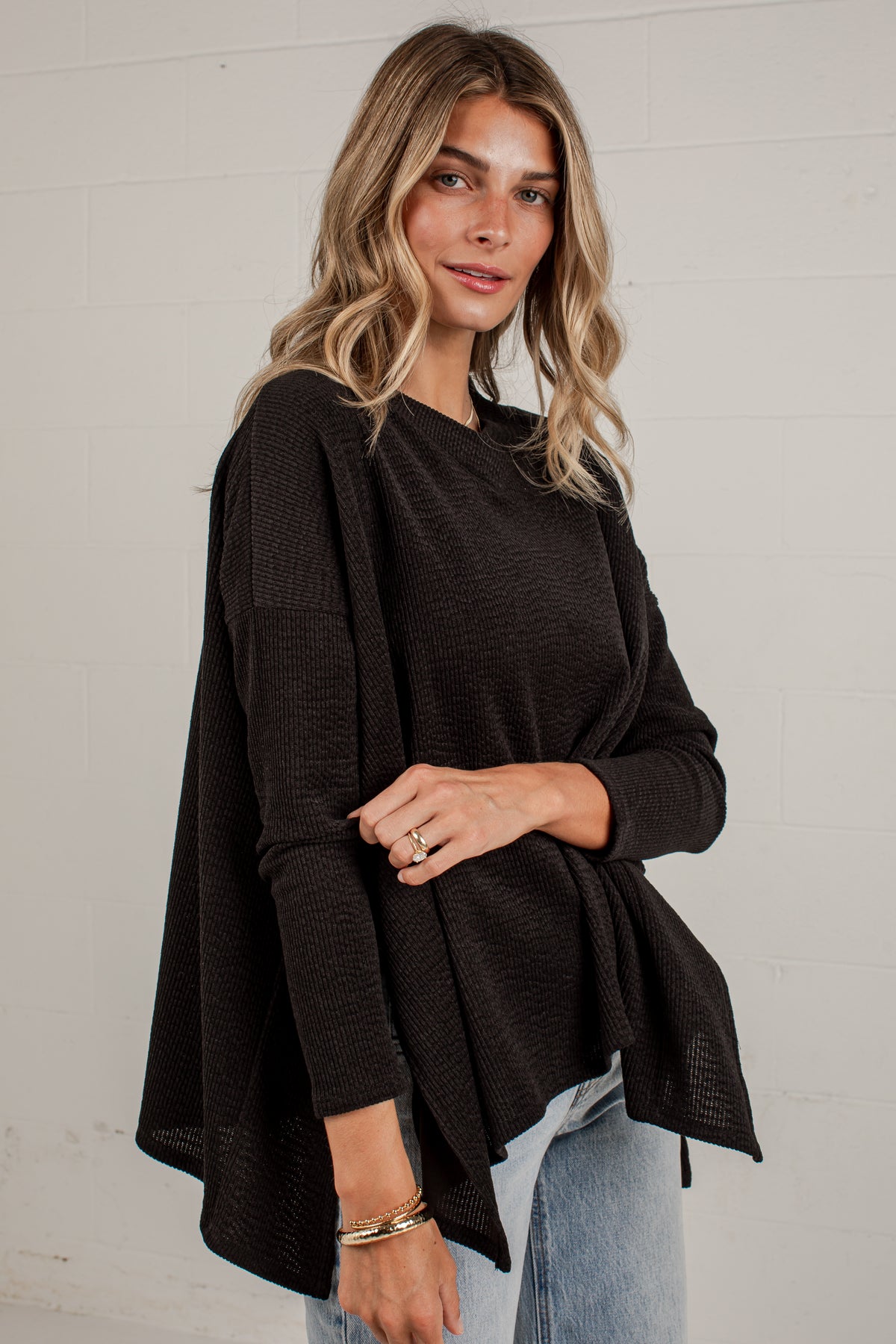 Unhurried Life Relaxed Knit Top