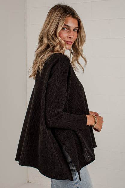 Unhurried Life Relaxed Knit Top