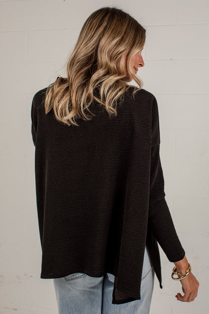 Unhurried Life Relaxed Knit Top