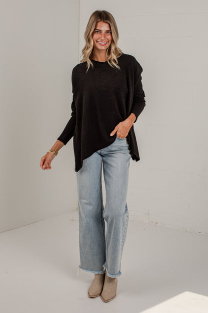 Unhurried Life Relaxed Knit Top