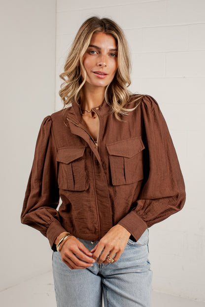One More Toast Brown Jacket