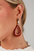 A close-up of a model&