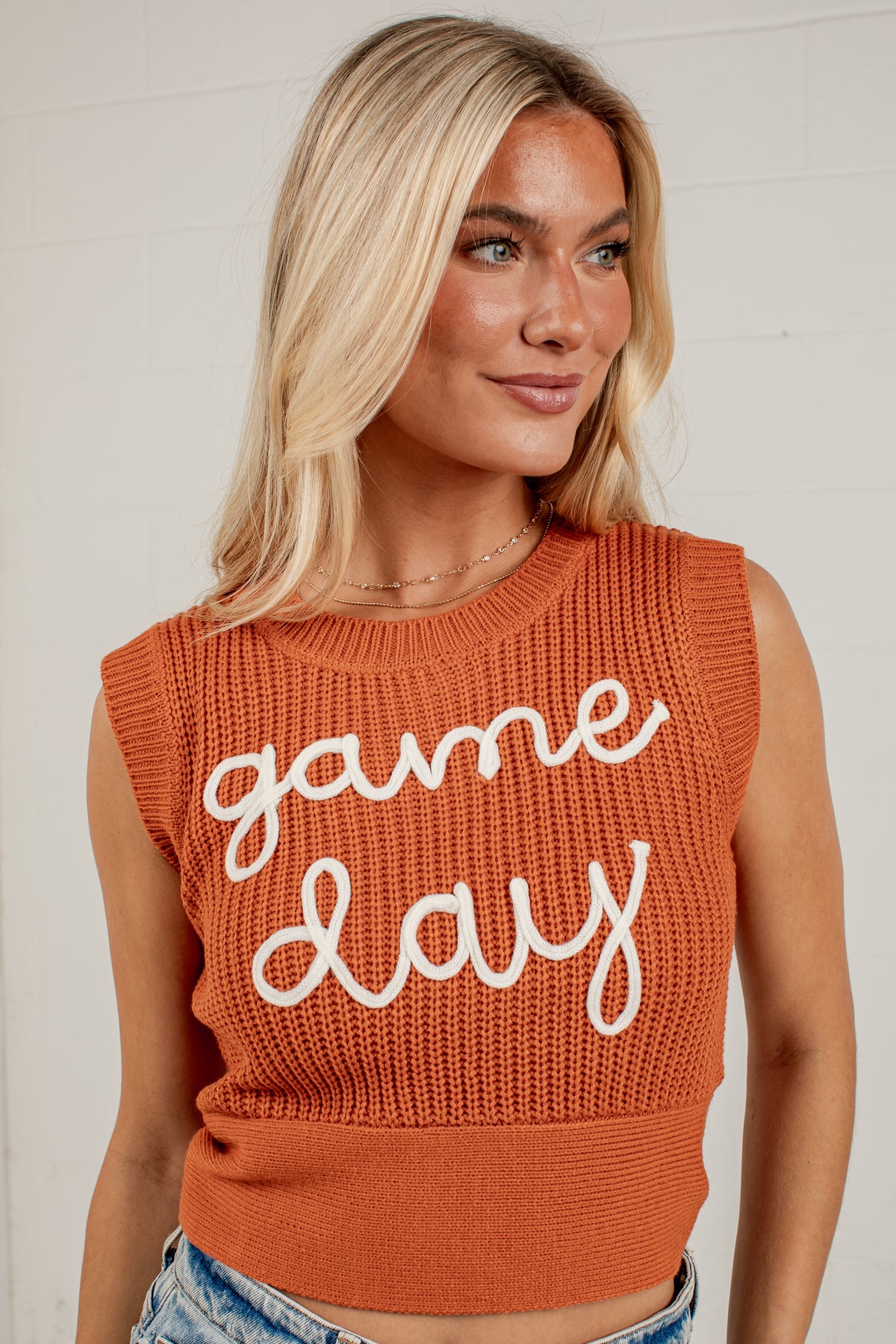 Game Day Darling Knit Tank