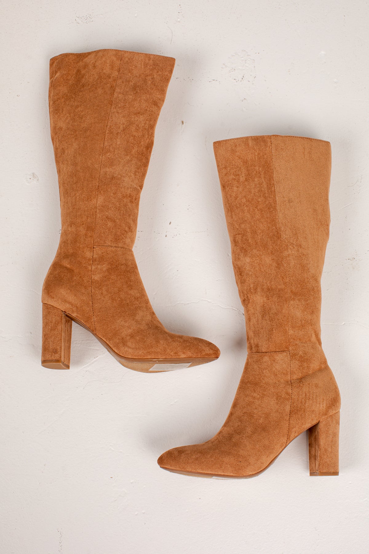 A Chic Arrival Suede Knee High Boots