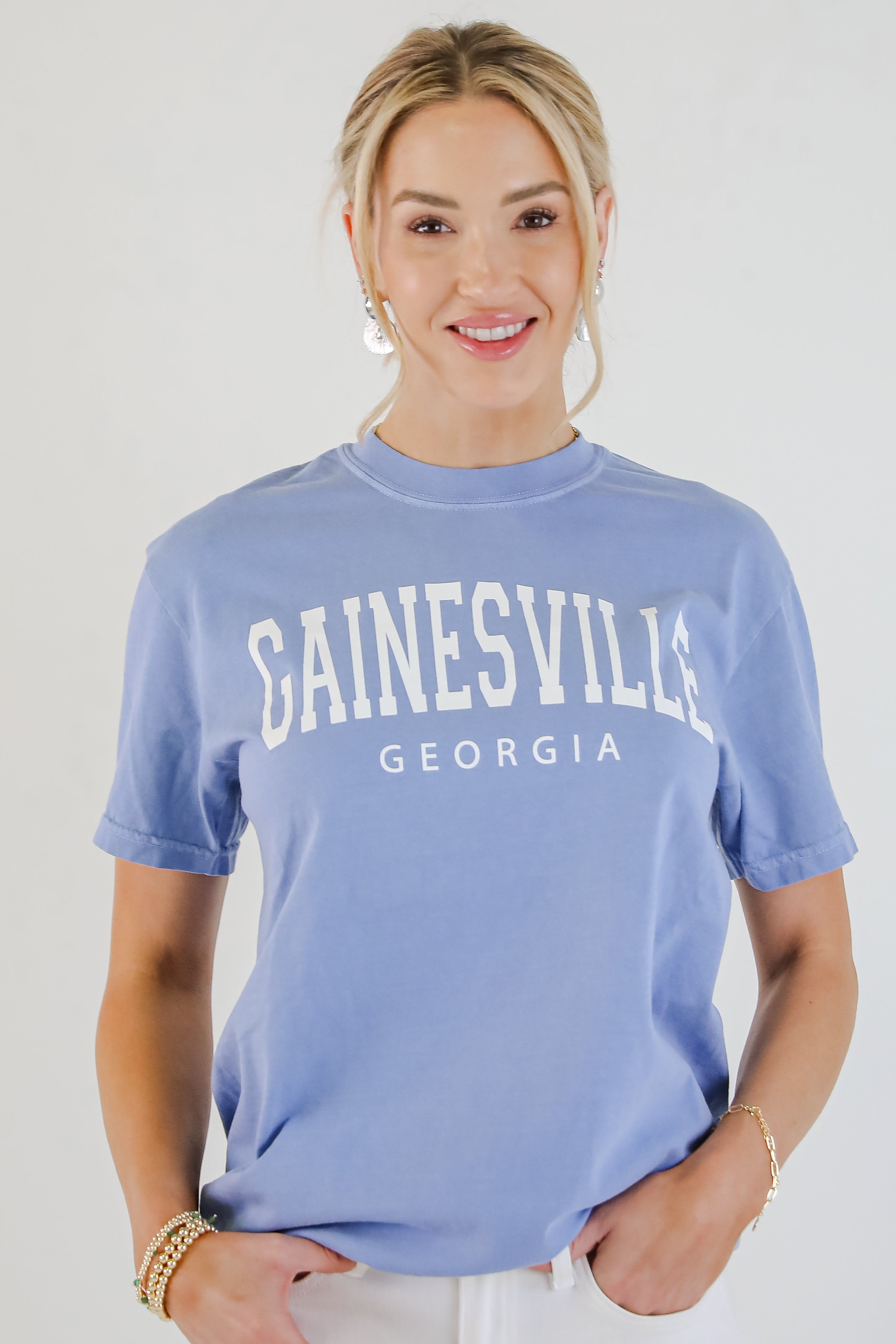 Light Blue Wednesbury Georgia Tee