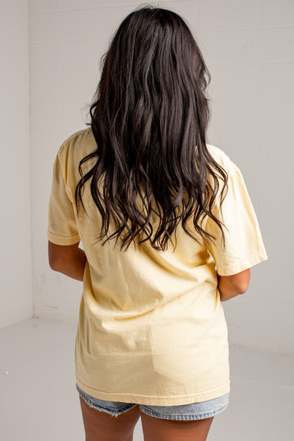 Yellow Woodstock Georgia Graphic Tee