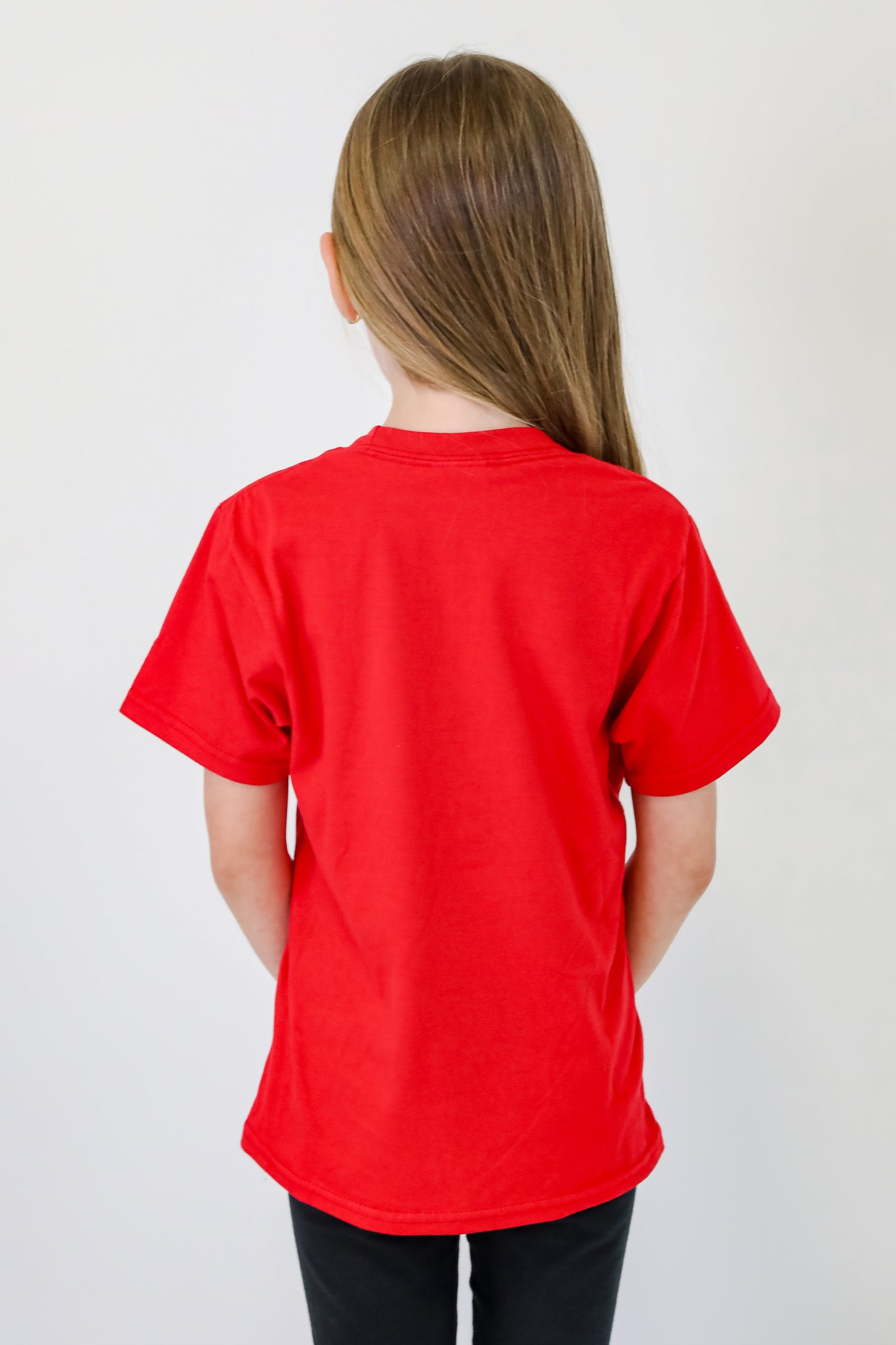 Youth Red ATL Star Baseball Tee