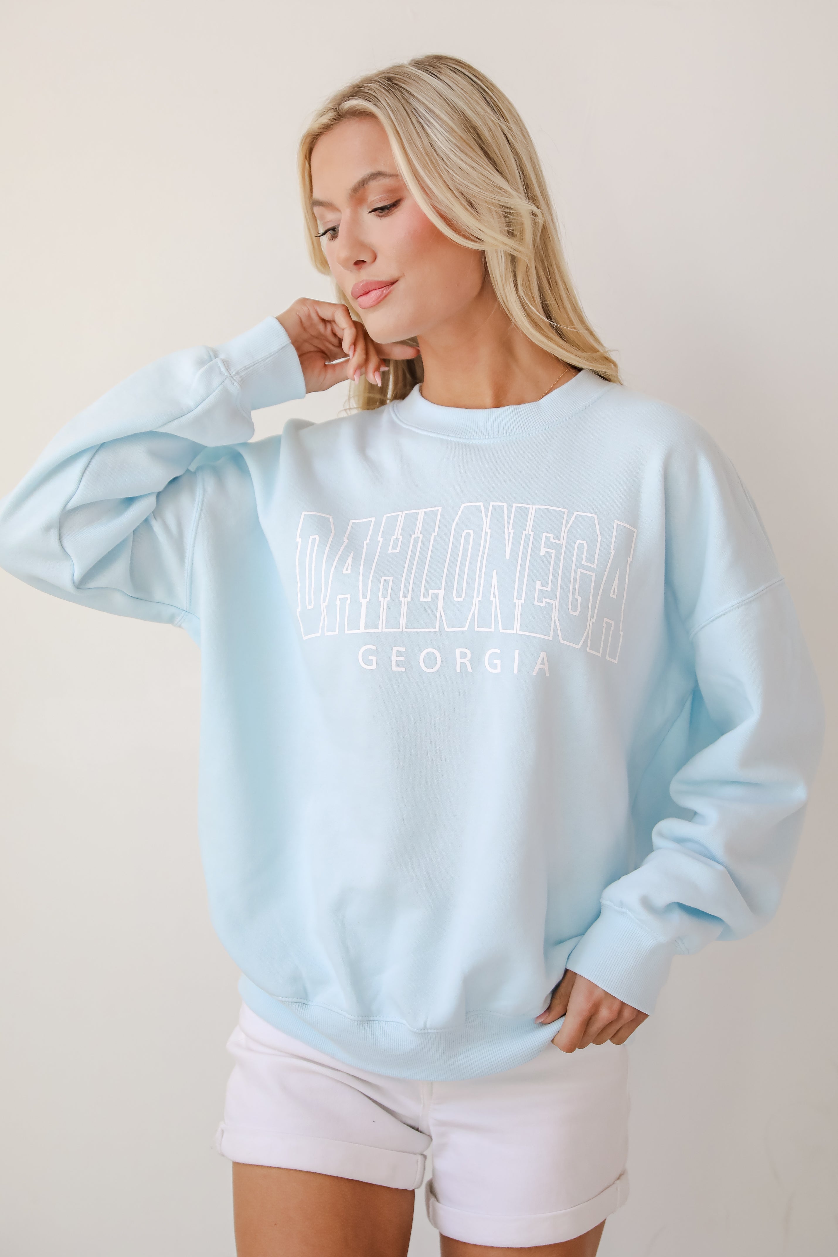 Light Blue Dahlonega Georgia Sweatshirt