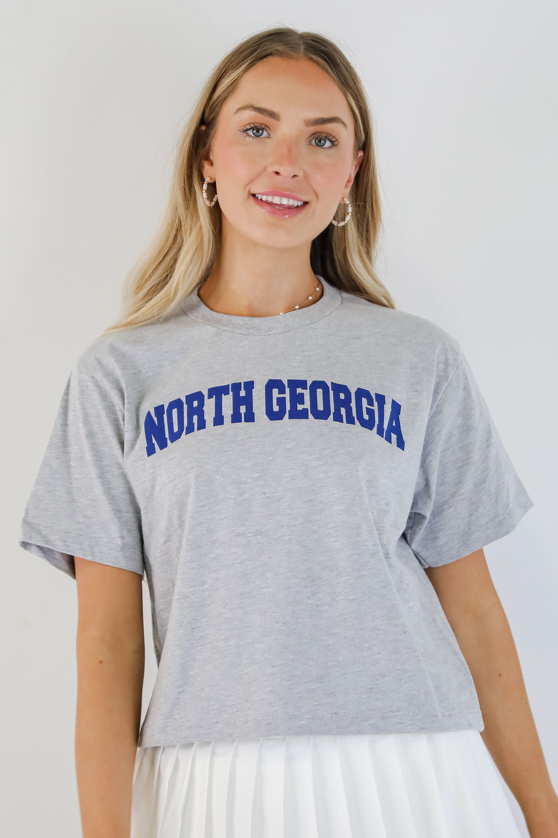 Heather Grey North Georgia Cropped Tee