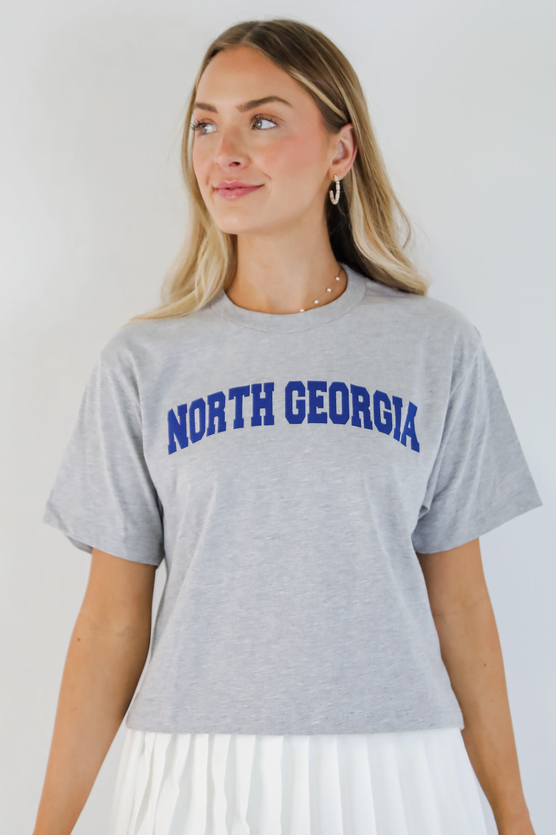 Heather Grey North Georgia Cropped Tee