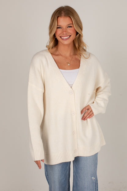 Atlanta Heart Graphic Sweater Cardigan
