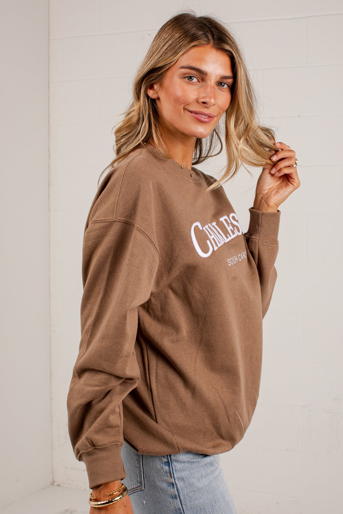 Charleston South Carolina Brown Pullover