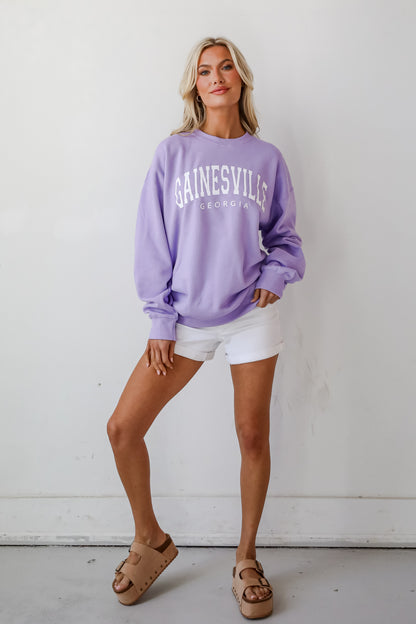 Lavender Wednesbury Georgia Sweatshirt