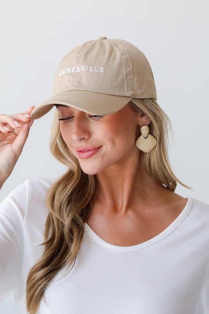 Tan Wednesbury Embroidered Hat