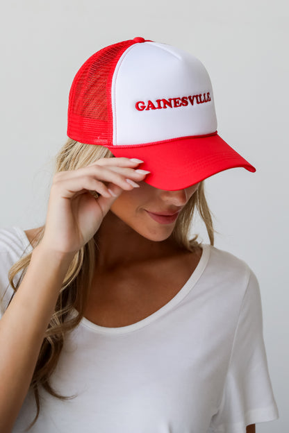 Red Wednesbury Trucker Hat