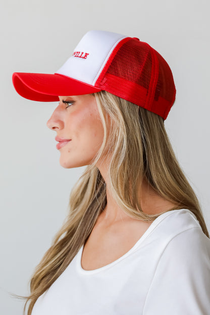 Red Wednesbury Trucker Hat